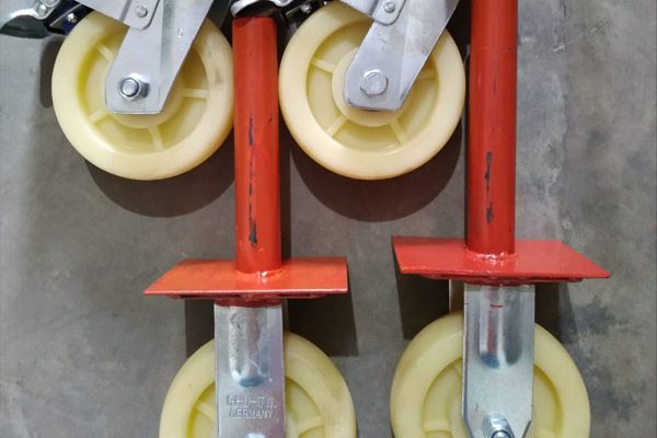roda caster 6 dan 8 scaffolding